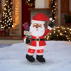 Holiday Living 4-FT Freestanding Pop-Up Santa Yard Decoration with White LED Lights