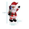 Holiday Living 4-FT Freestanding Pop-Up Santa Yard Decoration with White LED Lights