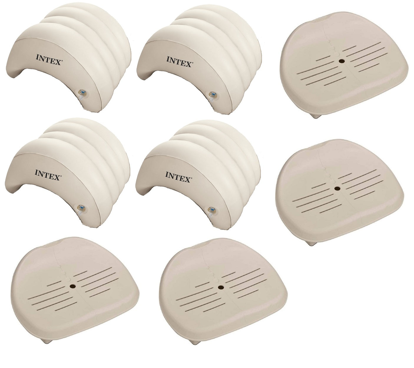 Intex PureSpa Headrest and Seat Accessories (4-Pack)