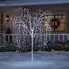 Home Accents Holiday 7-Foot Twinkling LED Willow Tree Holiday Decor White