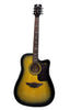 Keith Urban Acoustic Electric Ripcord Guitar Brazilian Burst Right GUITAR ONLY