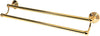 Alno A9025-24-PB Embassy Double Traditional Towel Bars, Polished Brass