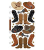 Stickopotamus Stickers Cowboy Hats and Boots (Style # Sp-pc-08)