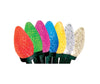GE Color Effects 50 LED Multicolor Multifunction String Lights with Green Wire
