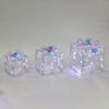 Holiday Living 3-Piece Iridescent Gift Box Set Christmas Decoration LED