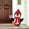 Holiday Living 24-inch Lighted Penguin with Gift Box Christmas Decoration