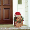 Holiday Living 18-inch Rattan Hedgehog Free Standing Christmas Decoration