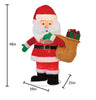 Holiday Living 4-FT Pop-Up Santa Pre-Lit Christmas Sculpture
