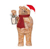 Holiday Living 3.5-FT Rattan Bear with Lantern Christmas Decoration