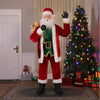 Holiday Living Motion Activated 6-FT Animated Santa Holding Giftbag