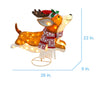 Holiday Living 22-inch Corgi Christmas Sculpture with 70 LED Lights