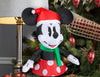 Disney Magic Holiday Minnie Mouse Airdorable 22-inch Tabletop Inflatable