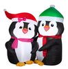 Holiday Living 4-FT Hugging Penguins Christmas Inflatable