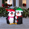 Holiday Living 4-FT Hugging Penguins Christmas Inflatable
