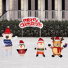 Holiday Living 4-Piece Pop-Up Holiday Scene Christmas Sculpture