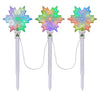 Gemmy Orchestra of Lights 3-LED Multicolor Snowflake Christmas Pathway Markers