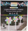 Gemmy Orchestra of Lights 3-LED Multicolor Snowflake Christmas Pathway Markers