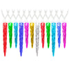 Gemmy Lightshow ColorMotion 24-Count Multicolor LED Christmas Icicle Lights