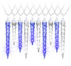 Gemmy Lightshow Shooting Star Light String White/Blue 10 Icicle LED Icicle Lights