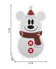 Disney 44-inch Flat-Tastics Mickey Mouse as Snowman Pre-lit LED Christmas Yard Decor