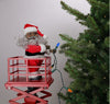 Mr. Christmas 50-inch Animatronic Santa's Scissor Lift Holiday Decor
