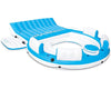 Intex Splash 'N Chill Inflatable Lake Island Float 145" x 125" x 20" Blue/White