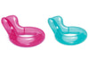 Intex Transparent Lounge 53inch x 45inch 2-Pack,Float  Pink/Blue