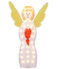Holiday Time Light-up Standing Icy Angel Decoration 28" Tall
