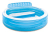 Intex Swim Center Inflatable Family Lounge Pool, 88" X 85" X 30", for Ages 3+