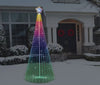 GE 12-foot RGB String Tech Tree with Color Changing LED Lights