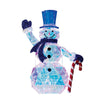 Holiday Living 48-inch Freestanding Snowman Holiday Yard Decor with LEDs