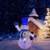Holiday Living 48-inch Freestanding Snowman Holiday Yard Decor with LEDs