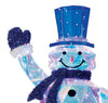 Holiday Living 48-inch Freestanding Snowman Holiday Yard Decor with LEDs