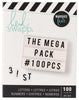 Heidi Swapp LightBox Mini Bundle: LightBox Letter Board and 100 Letters in White