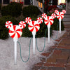 Disney LightShow 6-FT Mickey Mouse Blinking LED Pathway Stakes Lighted Yard Decor