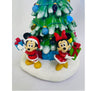 Disney 9.84-inch Mickey and Minnie Pre-lit Musical Tree Holiday Decoration