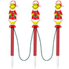 Gemmy The Grinch Lightshow 3-Marker White Christmas Pathway Markers