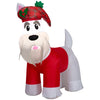 Holiday Living 3.5-ft Lighted Plaid Scottie Dog Christmas Inflatable