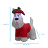 Holiday Living 3.5-ft Lighted Plaid Scottie Dog Christmas Inflatable