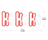 GE 13-inch StayBright LED Neon Flex HoHoHo Sign Decoration