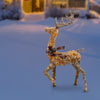 Holiday Living 5-Foot Rattan Buck Free Standing Christmas Decoration