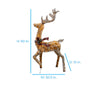 Holiday Living 5-Foot Rattan Buck Free Standing Christmas Decoration