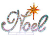 Holiday Living 39-inch Freestanding Noel Yard with White LED Lights