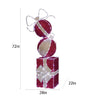 Holiday Living 6-Foot Ornament Gift Stack Decoration with White LED Lights