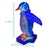 Holiday Living 30-inch Prism Penguin Yard Decoration with LED Lights