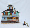 Carole Towne Cara's Chowder House Lighted Christmas Village Scene #5968055
