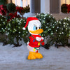 Gemmy 3.5 ft. Tall LED Donald Duck Wrapped in Lights Christmas Inflatable