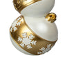 Holiday Living 30-in Gold and White Stacked Ornament Holiday Yard Decoration