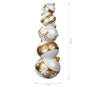 Holiday Living 30-in Gold and White Stacked Ornament Holiday Yard Decoration