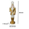 Holiday Living 3-FT Freestanding Gold and White Nutcracker Holiday Decoration
